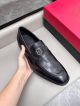 Balmain Man Black Calfskin Business Leather Shoes 0428161 (7)_th.jpg